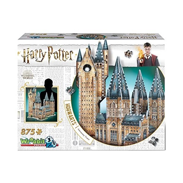 Wrebbit3D , Harry Potter: Hogwarts Astronomy Tower 875pc , 3D Puzzle , Ages 14+