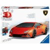 Ravensburger - Puzzle 3D Véhicules - Lamborghini Huracan Evo Edition orange avec grille de construction - A partir de 8 ans -