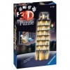 Ravensburger - Puzzle 3D Building - Tour de Pise illuminée - A partir de 8 ans - 216 pièces numérotées à assembler sans colle