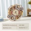 ROKR Puzzle Bois 3D Zodiaque Mur lhorloge pour Adultes Enfants de Plus 14 Ans Construction AdulteCadeaux de Décoration Rétro