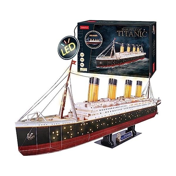 Puzzle 3D - Maquette Titanic | Maquette À Construire | Puzzle 3D Adulte Et Enfants | Bateau Jouet | Construction Adulte | Puz