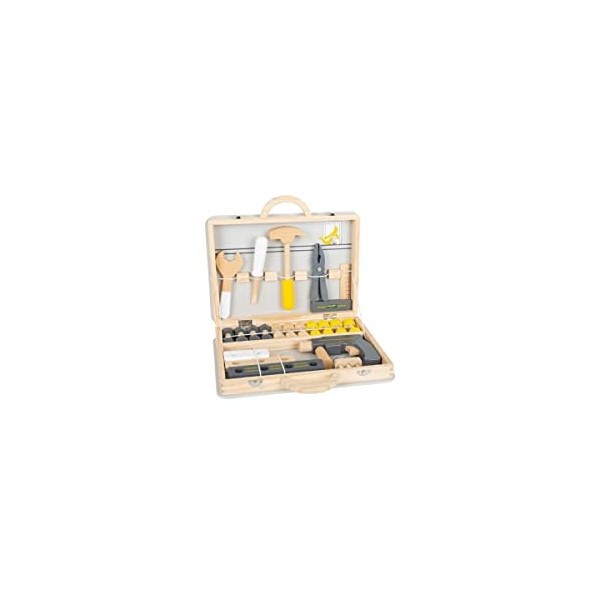 Small Foot 11808 Boîte Miniwob en Bois, avec de Nombreux Outils et Un Jeu de vis, pour Les Enfants à partir de Toys