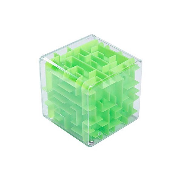 ORTUH 3D Maze Magic Box Casse-tête Jouet Cube, 3D Tridimensionnel Labyrinthe Cube Stress Reliever Toy - 3D Maze Cube Stress R