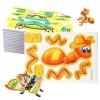 HUNYA Puzzles 3D, Jouet Éducatif 3D pour Enfant, Puzzles en Papier 3D, Ensemble de Jouets de Puzzle, Petit Puzzle 3D, Puzzles