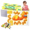 Lot de 10 Puzzles éducatifs 3D pour enfa-NTS – Puzzles en Blocs danimaux de Dessin animé pour enf-Ants, Jouets Mo-Nessori d