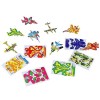 Teksome Assemblez Un Jouets Puzzle 3D | Puzzles Dinosaures réservoir davion Cerveau Bricolage 3D - Assemblez Le modèle Const