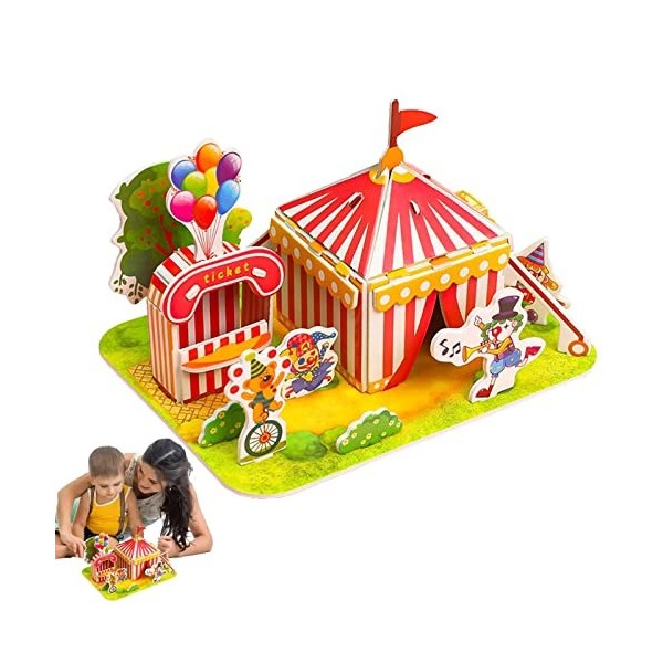 TLM Toys Jouet en Mousse Puzzles 3D | Puzzle éducatif dillumination de Jardin denfants pour lâge denfants - Puzzle éducat