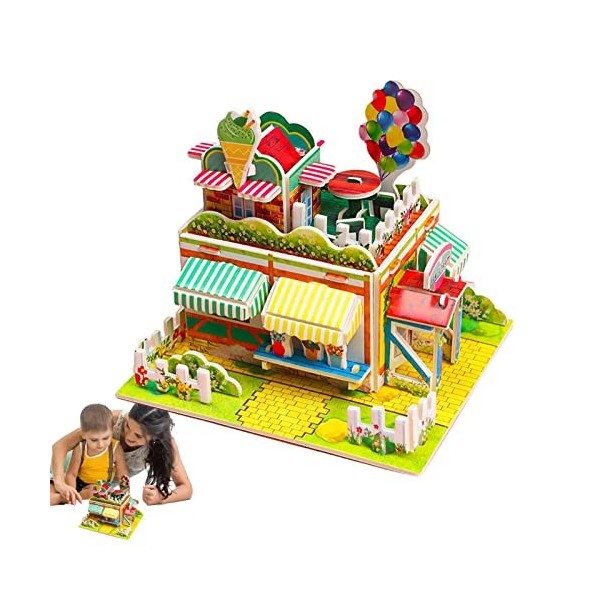 TLM Toys Jouet en Mousse Puzzles 3D | Puzzle éducatif dillumination de Jardin denfants pour lâge denfants - Puzzle éducat