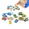 Elinrat Assemblez Un Jouets Puzzle 3D - Puzzles Dinosaures réservoir davion Cerveau Bricolage 3D - 10 pièces Teaser Avion ré