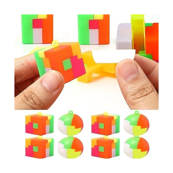 16 Pièces Blocs Construction Jouets Cube Construction Magique Cubes Construction Jeux 3D Puzzle Cube Jeu Dentraînement Cérébr