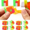 16 Pièces Blocs Construction Jouets Cube Construction Magique Cubes Construction Jeux 3D Puzzle Cube Jeu Dentraînement Cérébr