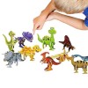 Qihuyi Assemblez Un Jouets Puzzle 3D - Puzzles Dinosaures en Mousse 3D Jouet Assembler Jouet - Assemblez Le modèle Constructi