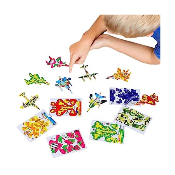 Qihuyi Assemblez Un Jouets Puzzle 3D - Puzzles Dinosaures en Mousse 3D Jouet Assembler Jouet - Assemblez Le modèle Constructi