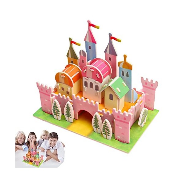 Vigcebit Jouet en Mousse Puzzles 3D,Puzzle dillumination de la Maternelle pour lâge des Enfants | Puzzles colorés Merveille