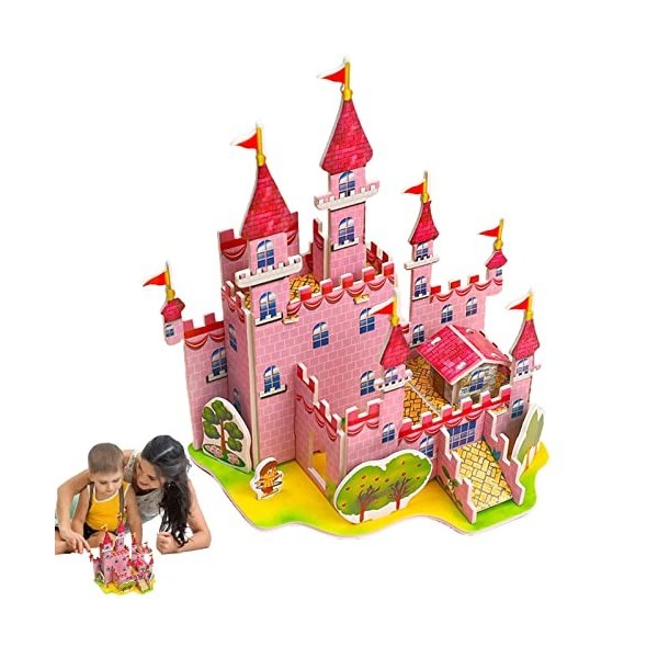 Stronrive Jouet Casse-tête 3D - Jeu éducatif de Puzzle dillumination de Jardin denfants pour des garçons Filles,Puzzles col