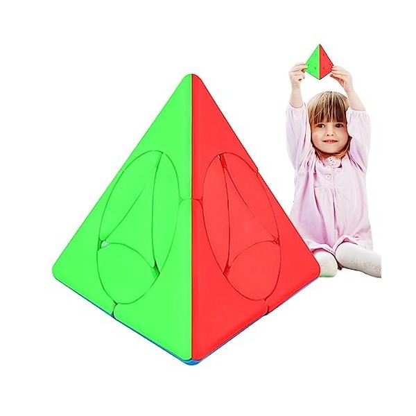 Maodom Puzzle Cube Pyramide | Puzzle pour,Puzzle Montessori pour Tout-Petits, Amusant et Stimulant 3D Pyramid Cube Puzzle pou