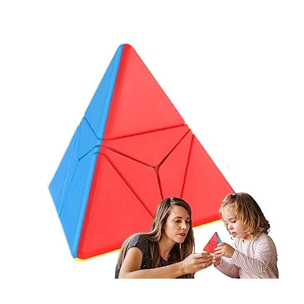 Maodom Puzzle Cube Pyramide | Puzzle pour,Puzzle Montessori pour Tout-Petits, Amusant et Stimulant 3D Pyramid Cube Puzzle pou