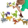 Wenmin Puzzle davion 3D - Dinosaures réservoir davion Cerveau Bricolage 3D,Modèle Construction dassemblage dartisanat Din