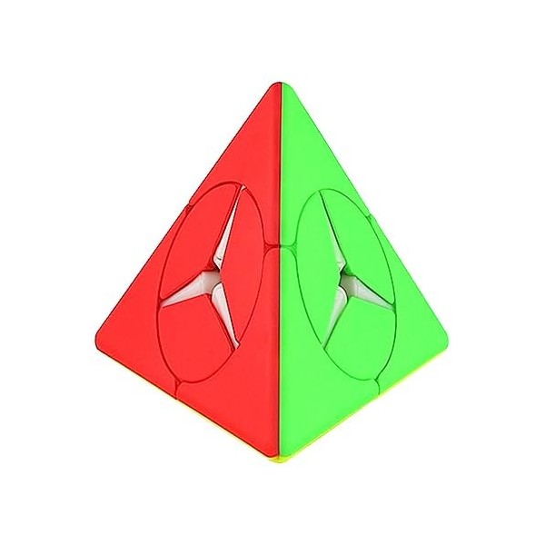 BIUDUI Vitesse Pyrami,Puzzles Amusants pour Les Tout-Petits - Puzzle Montessori pour Tout-Petits, Amusant et Stimulant 3D Pyr