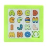 KieTeiiK Puzzle Coulissant 3D Montessori Formes Couleurs Puzzle en Plastique Dentraînement Cérébral Planche 3D Portable Kit 