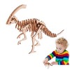 Dinosaures 3D - Puzzle Dinosaure Animal Simulation en Bois 3D - Puzzles éducatifs Casse-tête danimaux, Jouet modèle Bricolag