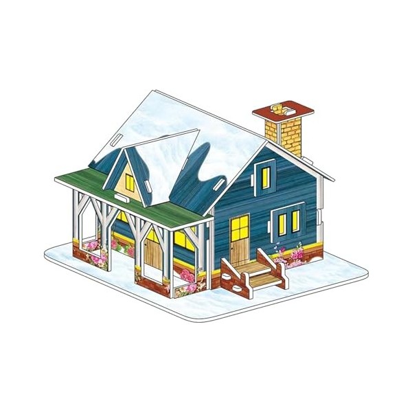 Lot De 8 Suspensions Décoratives Maisons De Noël, Graine Créative, Neuf