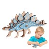 Hudhowks Casse-tête Dinosaure - Puzzle en Bois 3D DIY Dinosaure - Puzzles éducatifs de Casse-tête danimaux, Jouet de modèle 