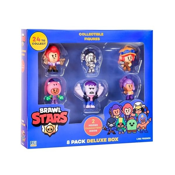 Brawl Stars Collectible Figures Lot de 8 boîtes de Luxe