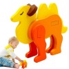 Stronrive Blocs de Puzzle de Figurines danimaux - Kit de Puzzle 3D Animaux | Kits de Puzzle modèle en Bois 3D pour, Cadeau d