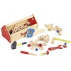 Jeujura - 8595-Tableau en Bois-Baril etabli - 70 Pieces pour Bricoler