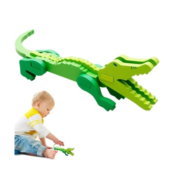 lembrd Blocs de Construction de Figurines danimaux 3D,Puzzles de Construction 3D avec Figures danimaux | Kits de Puzzle mod