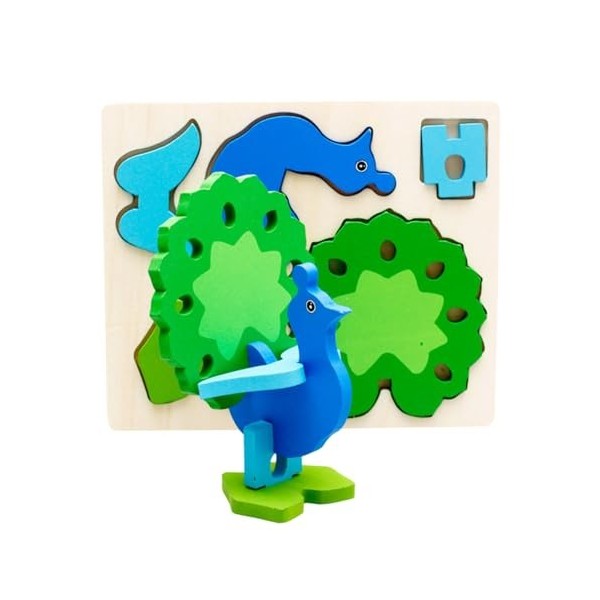 lembrd Blocs de Construction de Figurines danimaux 3D,Puzzles de Construction 3D avec Figures danimaux | Kits de Puzzle mod