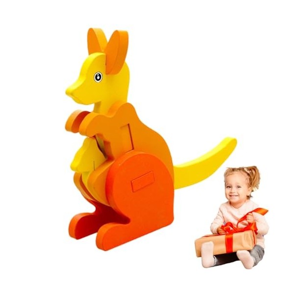 lembrd Blocs de Construction de Figurines danimaux 3D,Puzzles de Construction 3D avec Figures danimaux | Kits de Puzzle mod