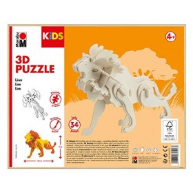 Puzzle 3D en bois - Lion MARABU KIDS