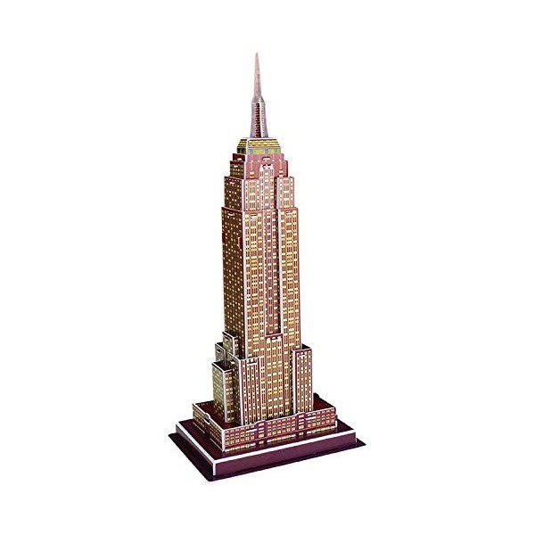 Quickdraw 3D Empire State Building Puzzle Célébres USA Landmark Modèle 24 Pièces