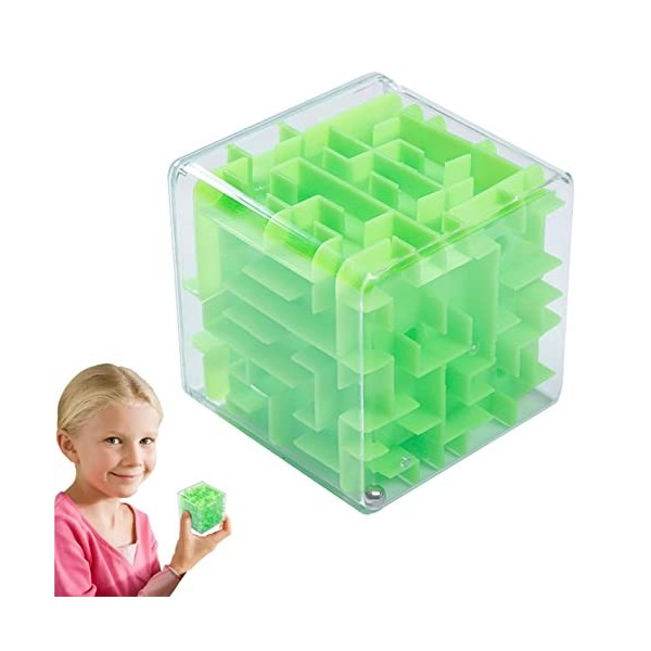 Povanjer Puzzle Mini Labyrinthe - Cube de Labyrinthe de Puzzle 3D pour Les - Gravity Mazes Ball, Maze Puzzle Cube Ball, Party