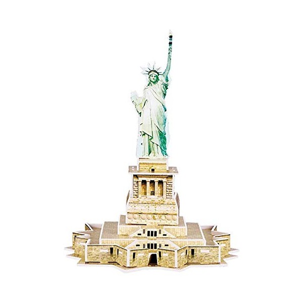 Quickdraw 3D Statuette De Liberté Puzzle Célébres USA Landmark Modèle 22 Pièces