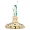 Quickdraw 3D Statuette De Liberté Puzzle Célébres USA Landmark Modèle 22 Pièces