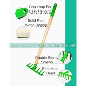 G & F 10041 Justforkids Roue Corps et outils de jardinage, multicolore, 10018