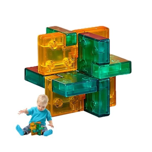 Neamou Casse-tête pour Adultes - Débloquez des Puzzles 3D imbriqués,Jouet éducatif Test de QI, Puzzle logique, Cadeaux danni