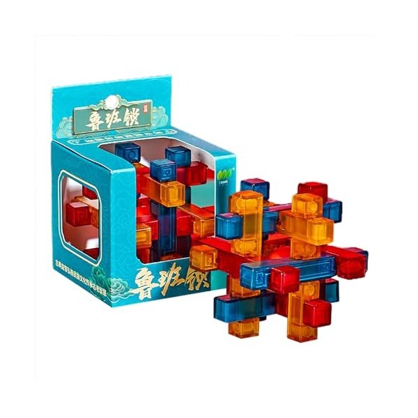 Neamou Casse-tête pour Adultes - Débloquez des Puzzles 3D imbriqués,Jouet éducatif Test de QI, Puzzle logique, Cadeaux danni