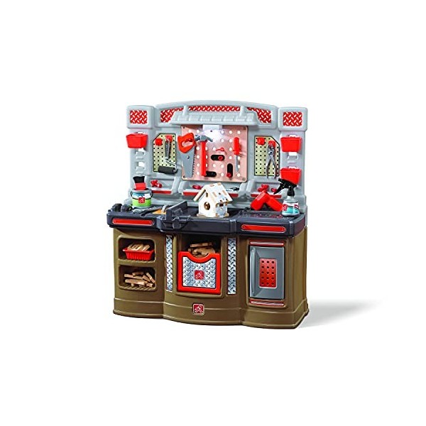 Coffret à Outils Jouet 3-en-1 Pour Enfant 3 Ans+ - 46 Pièces Avec établi Et Perceuse électrique Simulée - Cadeau éducatif