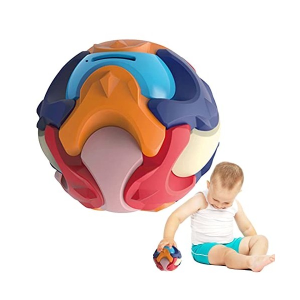 Mashin Construction Tirelire | Puzzle Sphère 3D | Puzzle 3D Voyage Argent dépôt Jouets pour garçons et Filles Cadeaux, Annive