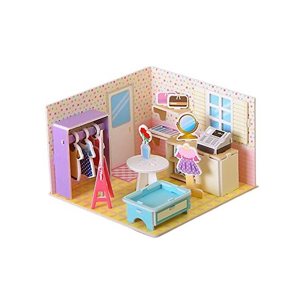 MagiDeal Bricolage 3D Puzzle Jouets Papier et EPS Mousse Conseil DIY Jouet Modèle Kits de Construction pour Filles Garçons, c