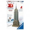 RAVENSBURGER PUZZLE- Heart 3D 11271-Mini Empire State Building-54 pièces-À partir de 8 Ans, 11271, Multicolore