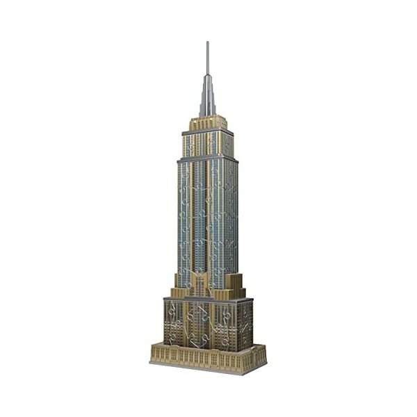 RAVENSBURGER PUZZLE- Heart 3D 11271-Mini Empire State Building-54 pièces-À partir de 8 Ans, 11271, Multicolore