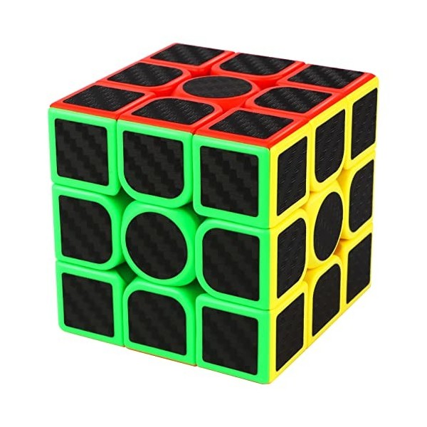 JOPHEK Speed Cube, Cube Magique Cube de Vitesse - Rotation Rapide, Magique Cadeau de Vacances pour Enfants & Adultes 3x3 