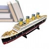 Stronrive Puzzles pour Adultes - croisière en motomarine 3D - LED Ship Arts Artisanat pour Adultes Cadeaux pour Hommes Femmes