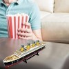 Stronrive Puzzles pour Adultes - croisière en motomarine 3D - LED Ship Arts Artisanat pour Adultes Cadeaux pour Hommes Femmes