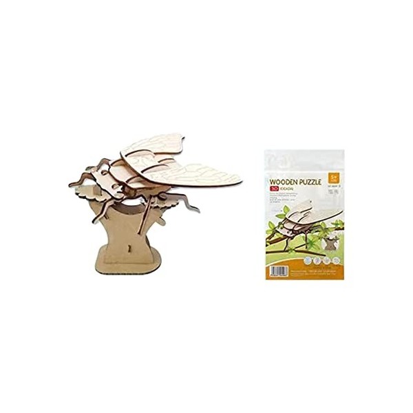 Puzzle 3D Libellule Praying Mantis Cigale Bee Model Kits Assembler Puzzle pour enfants